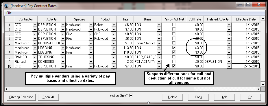 screenshot of Logger's Edge